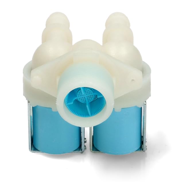BSSTORE Elettrovalvola Lavatrice 2 Vie 180° Compatibile Con Vari Marchi E Modelli Equivalente A 2901250100
