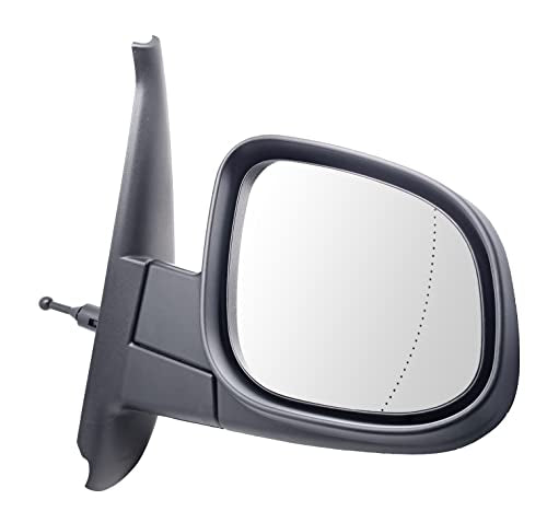 BSSTORE Specchietto Retrovisore Esterno per KANGOO dal 2012 al 2021 e CITAN W45 dal 2012 Completo con Regolazione Meccanica