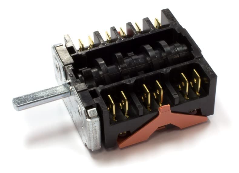 BSSTORE Commutatore Forno 6 Posizioni Compatibile Con Vari Marchi E Modelli Equivalente A 42814656 41003026