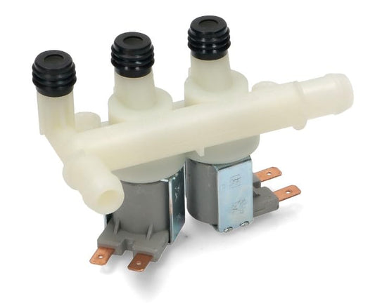 BSSTORE Elettrovalvola Lavatrice 3 Vie 90° Compatibile Con Vari Marchi E Modelli Equivalente A 131974700