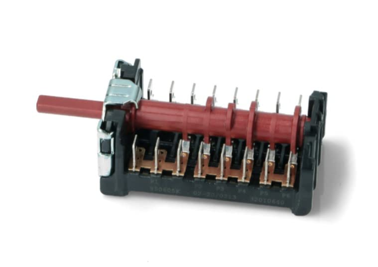 BSSTORE Commutatore Forno Serie 7LA A 5 Posizioni Compatibile Con Vari Marchi E Modelli Equivalente A 850605K 32010640
