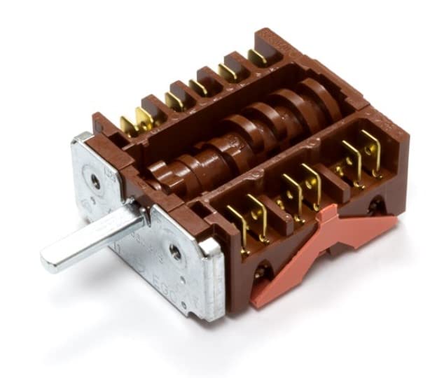 BSSTORE Commutatore Forno 6 Posizioni Compatibile Con Vari Marchi E modelli Equivalente A 91204784 4626866818
