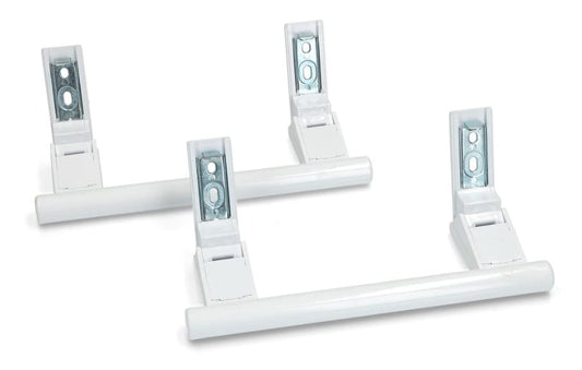 BSSTORE Kit 2 Maniglie Frigorifero Compatibile Con Vari Modelli Equivalente A 9096036