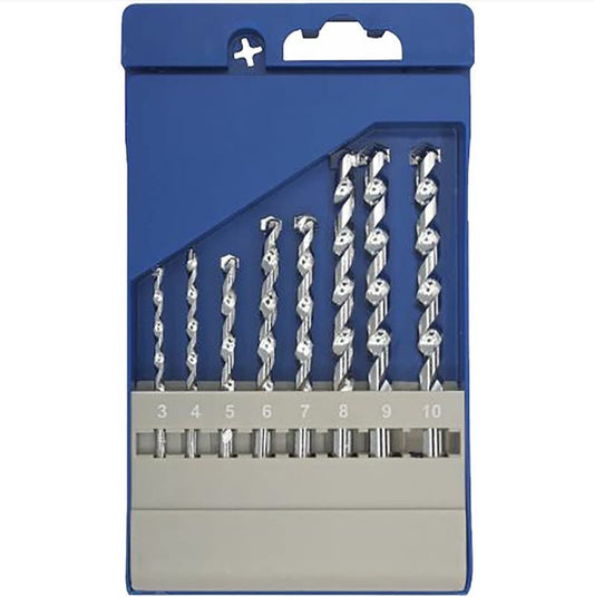 BSSTORE Set Di 8 Punte Super Per Trapano, Mattoni, Calcestruzzo, Cemento, Pietra, Granito
