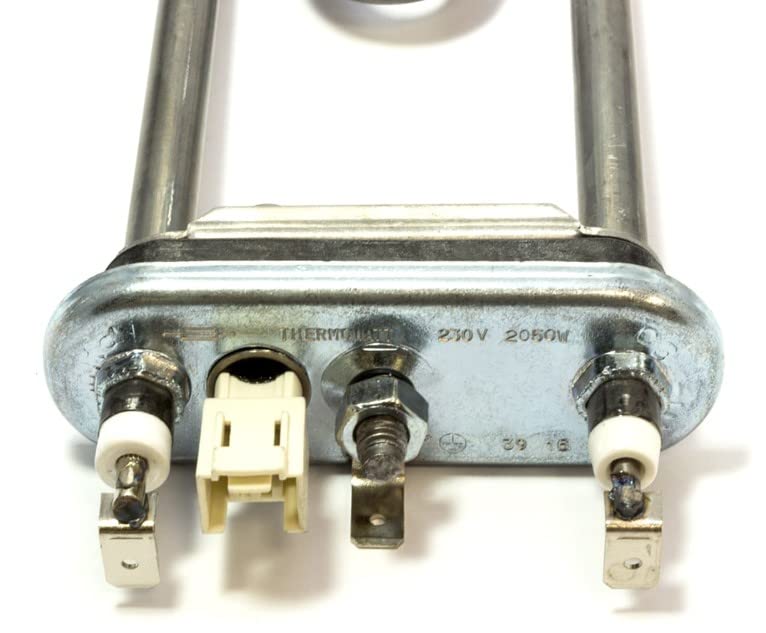 BSSTORE Resistenza Lavatrice 2050W Con Sonda NTC Compatibile Con Vari Marchi E Modelli Equivalente A 481225928823