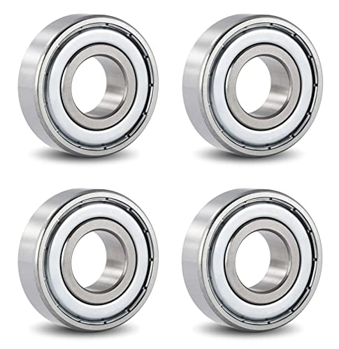 BSSTORE 6204-ZZ C3 Cuscinetti a Sfera 20x47x14mm, Doppia Schermatura in Metallo 6204-2Z/C3 Acciaio Cromato per Lavatrici Equivalente a C00002591, 481252028066, 55X1371