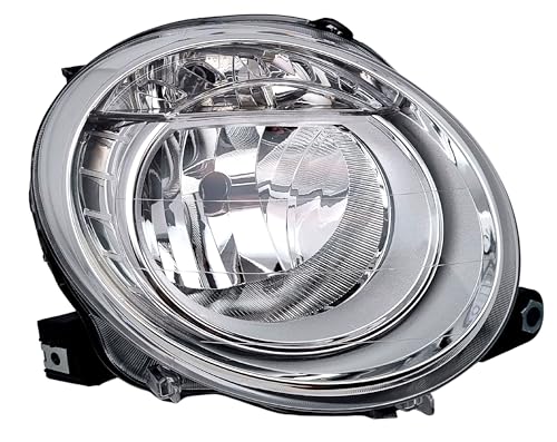 BSSTORE Faro Proiettore H7 Anteriore per F!AT 500 (312) 2007-2015
