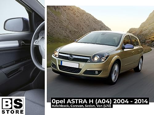 BSSTORE Calotta Specchietto Retrovisore da Verniciare con Primer per 0pel ASTRA H (A04) 2004-2014