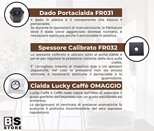BSSTORE Kit Manutenzione FROG con Guarnizione O-Ring, Portacialda, Spessore Calibrato, Dado con Cialda in OMAGGIO