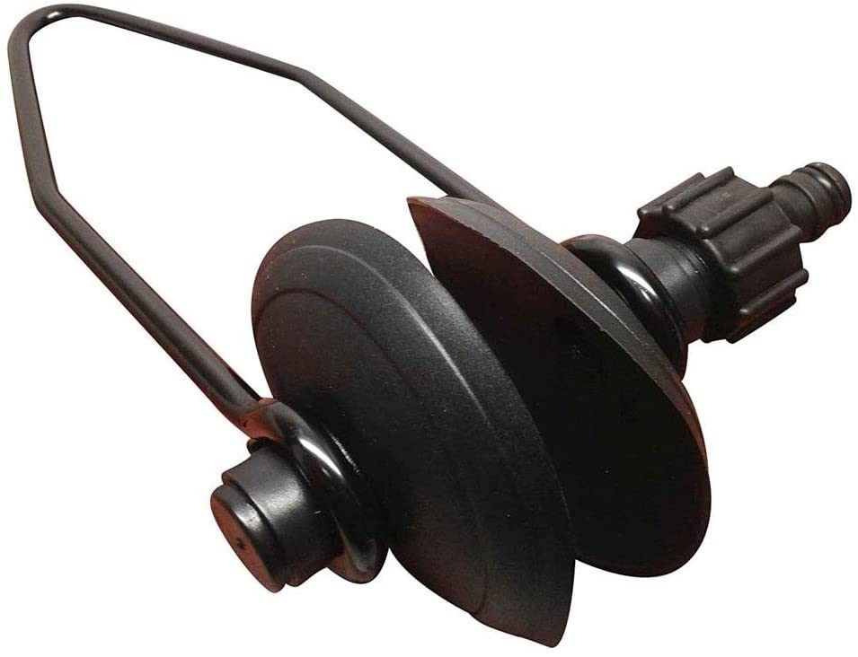 BSSTORE Cuffia Lavaggio Motore Fuoribordo Barca Tender Gommone, Flusher Tondo